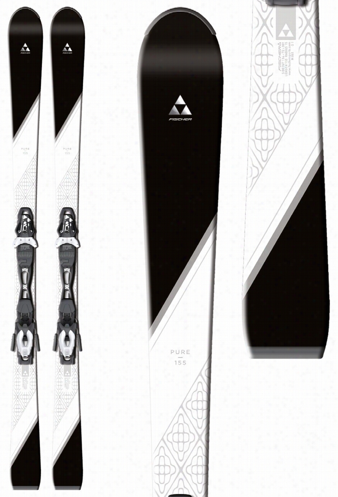 Fischer Pure Womentrack Skis W/ W9 Wojen Track Bindings