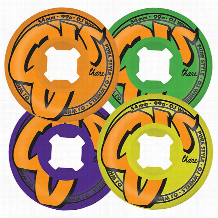 O J Logo Family Mix Up Skateboard Wheels