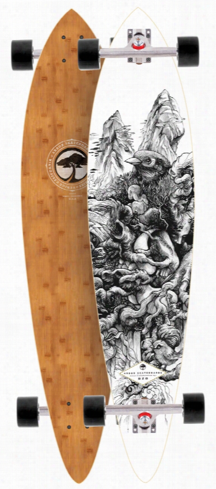 Arbor Fish Bamboo Longboard Complete