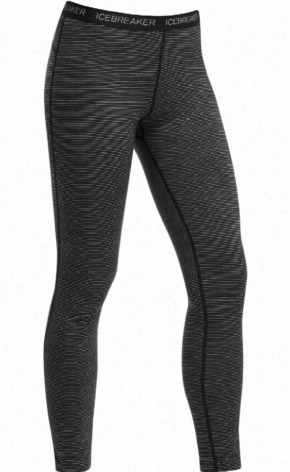 Icebraker Oasis Leggings Stripe Baselayer Pants