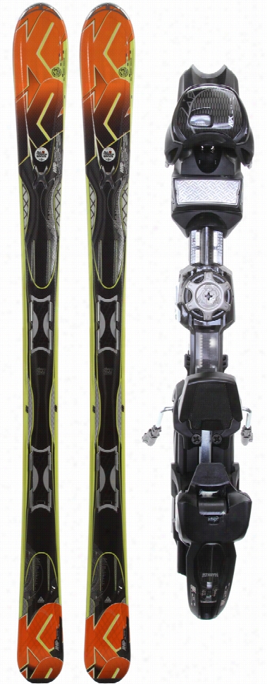 K2 A.m..p. Impact Skis W/ Marker Mx 12.0 Deemo Bindings