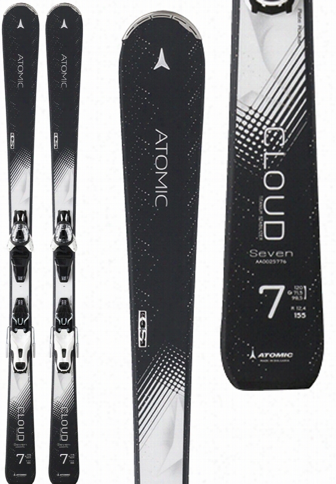 Ato Mic Cloud Seven Womens Skis 148 W/ Lithium 10 Bindings