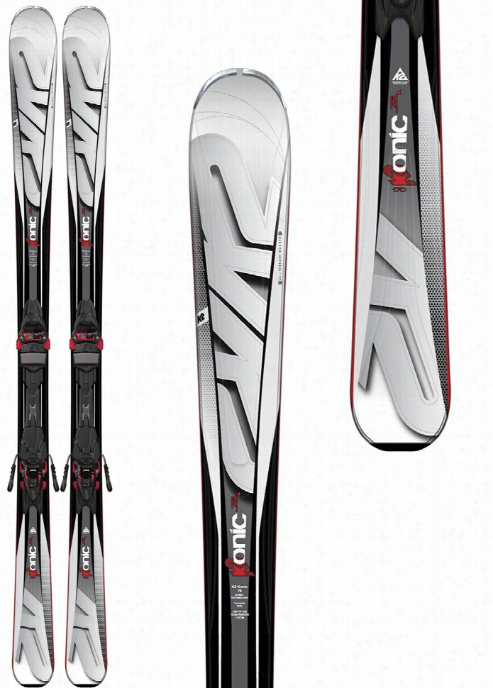 K2 Konic 7b Skis W/ Marker M3 10 Bindings