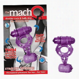 Macho Stallions Double Ring (purple)