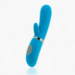 Silicone Dual Vibrator (blue)