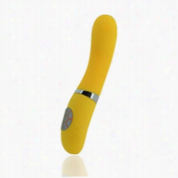 Silicone G-spot Vibrator (golden)
