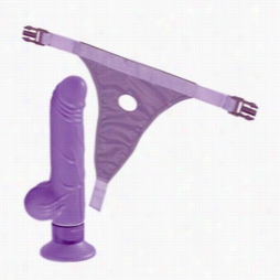 Vibrating G-spot With Adjustable Harjess