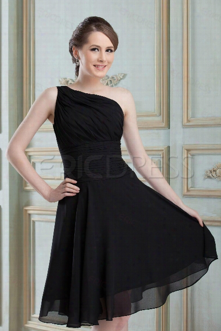 Ericdress Brilliant A-line Sleeveless Knee-length Bridesmaid Dress