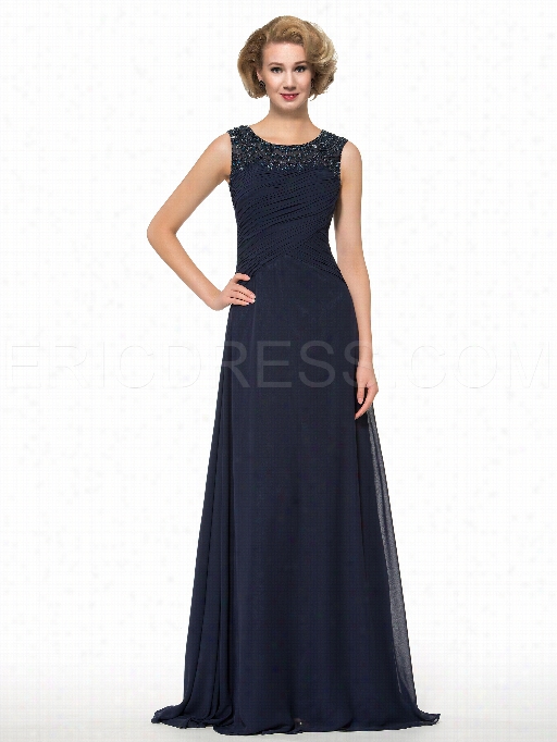 Ericdresss Elegant Beading A Line Chiffon Mother Of The Bride Dress