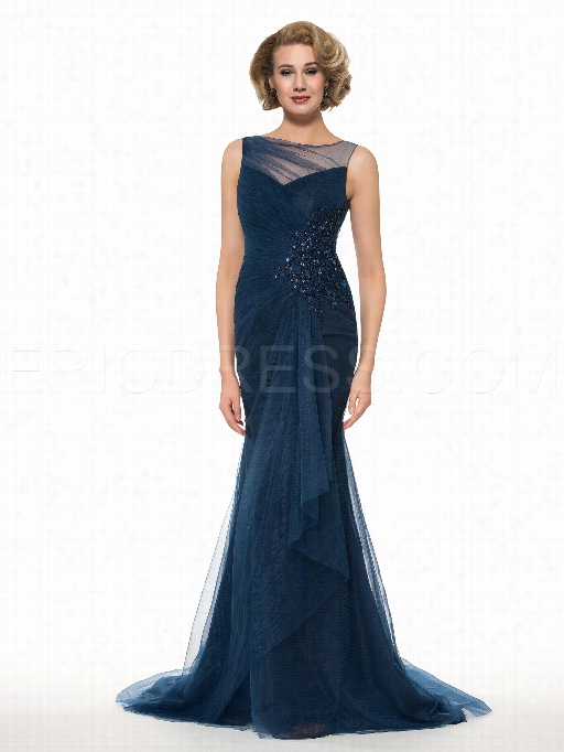 Ericdress Fancy Bateau Appliquws Mermai D Mother Of Thhe Bride Dress