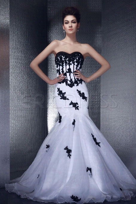 Ericdreess Sweetheart Mermaid Floor-len Gth  Hot Sell Olga's Evening Dress