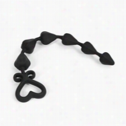 Heart Silicone Anal Beads