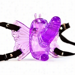 Abstracted Control Butterfly Strap-on Vibrator