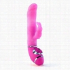 G-spot vibrator - XVibe silicone rabbit vibrator (Pink)