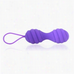 Vaginal Exerciser, Vaginal Ball-  Twistty Silicone Duo Balls (purlle)