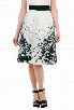 eShakti Women's Bold graphic print flared skirt
