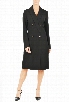 eShakti Women's Double breasted coat dress