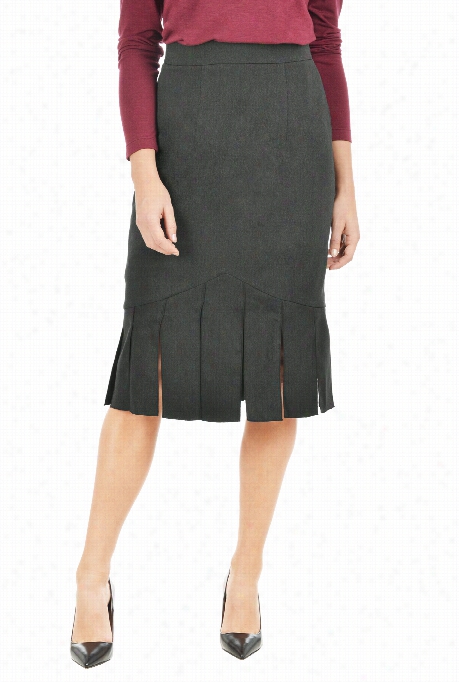 Eshakti Women's Carwash Twill Pencil Skirt