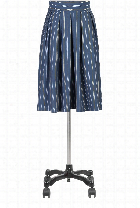 Eshakti Women's Pinstripe Knit Skirt