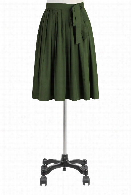 Eshakt Women's Her Fifties Poplin Skirt