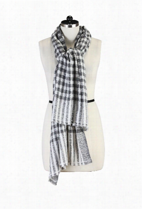 Eshakti Women's Plaid Wol Scarf