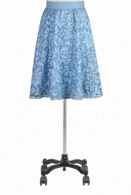 Eshakti Women's Orgnaza Floral A-line Skirt