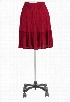eShakti Women's Ruffle hem gauzy cotton skirt