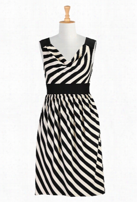 Eshakti Women''s Stripe Cr Epe Knit Dress