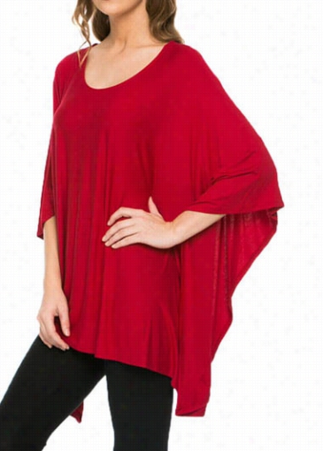 Cloak Dwsign Asymmetric Red T Shirt