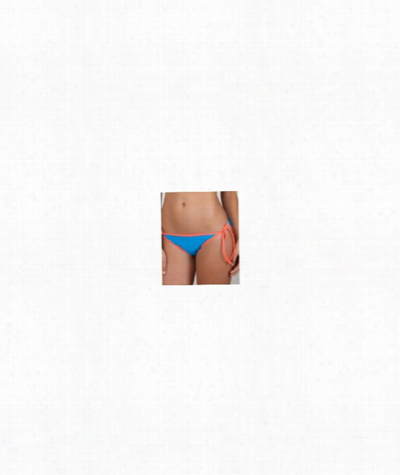 Bock Party Tie Side Bikini Botom Color: Blue Siize: L