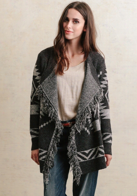 Burnaby Print Cardigan