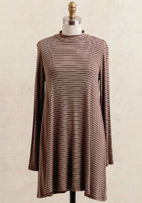 Butter Toffee Striped Dress