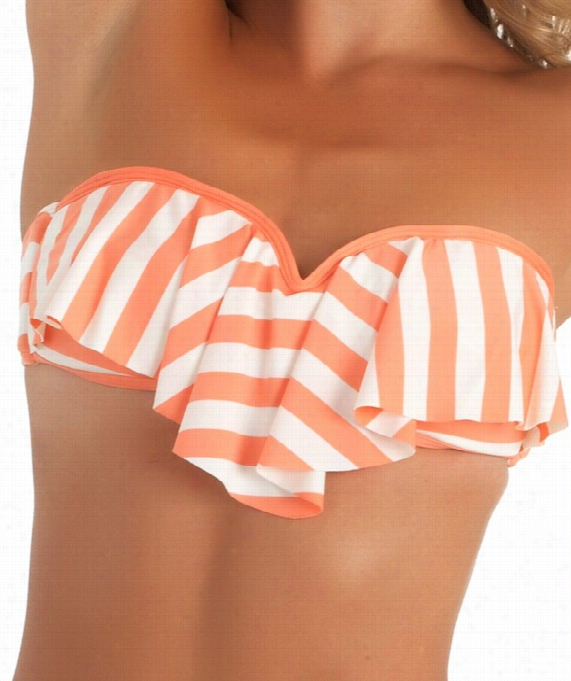 Cabana Molded Sweetheart Bikini To P Color: Tangerinne  Size: S