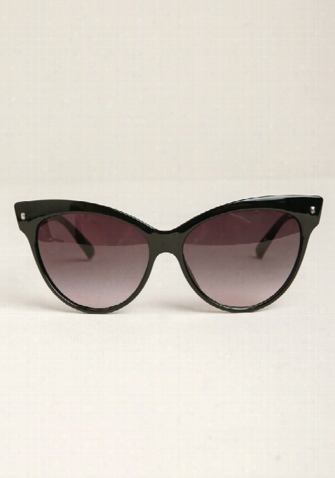 Contessa Cat-eye Sunglasses In Black