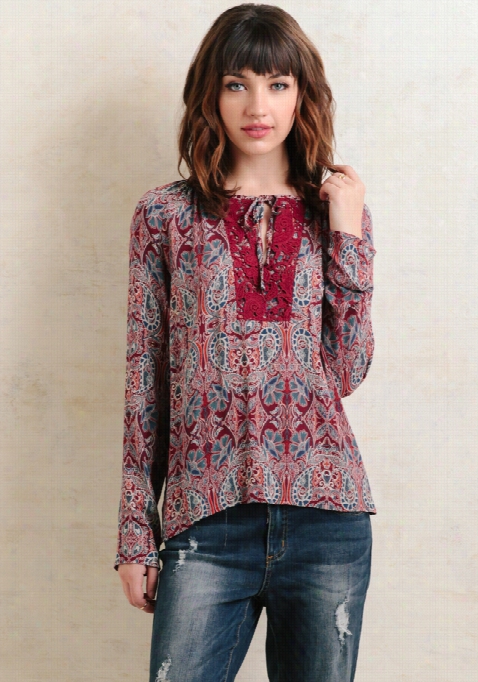 Cypress Printed Blouse