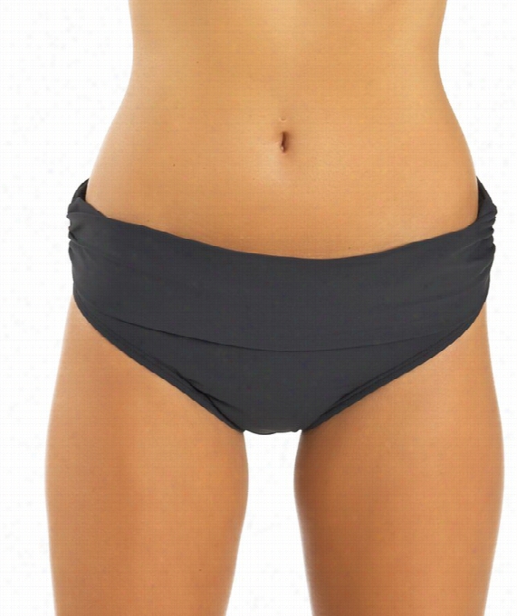 Finesse Banded Bikini Bottom Collr: Blac Ksize: 12