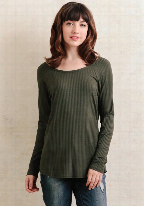 Four Points Ribbed Top