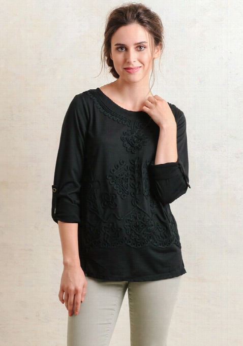 French Twist Embroidered Top