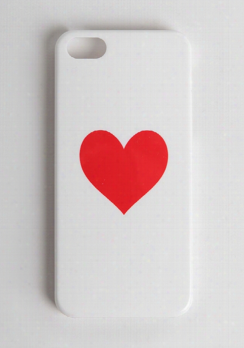 Heart Iphone Declension-form In White By Ban.do