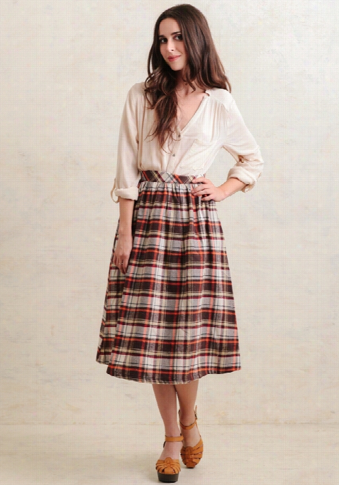 Homettown Hero Pla Id Midi Skirt