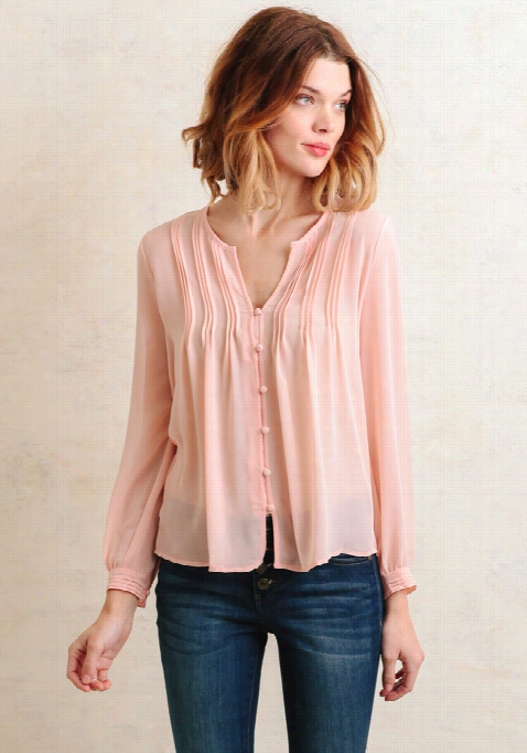 In Tandem Button Blouse