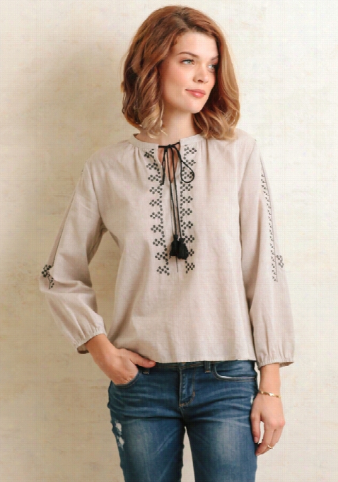 Laylaembroidered Blouse