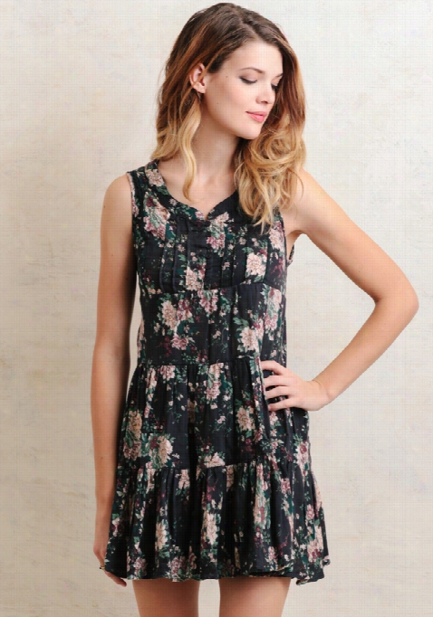 Midnight Hour Floral Dress