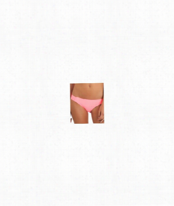 One And Only Soliid Aus Sie Tab  Side Bikini Bottom Color: Pink Size: S