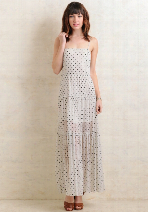 Pennie Polka Ot Maxi Dress