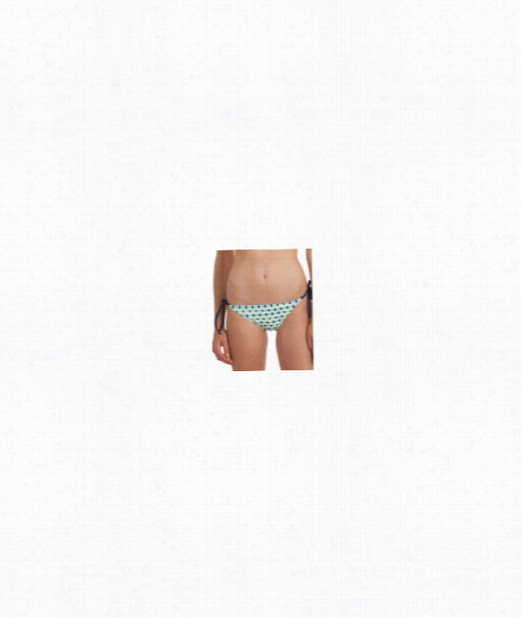 Pop Geo Tie Side Bikini Bottom Co Lor: Blue Size: Xs