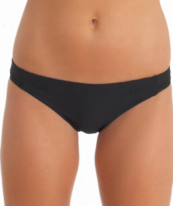 Premiere Tab Side Bikini Bottom Color:  Black Size: 4