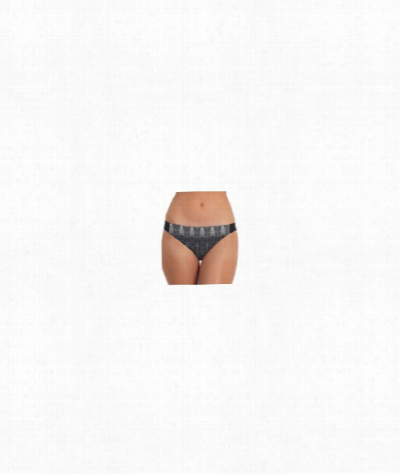 Royal Treatment Tab Side Bikini Bottom Color: Black Size: 4
