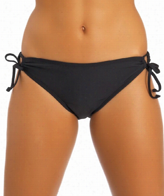 Signature Tunnel Side Bikini Bottom Color: Dismal Size: 4