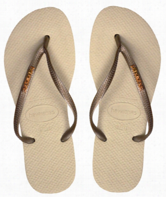 Slim Metallic Logo Beige Color: Beige Size: Xs